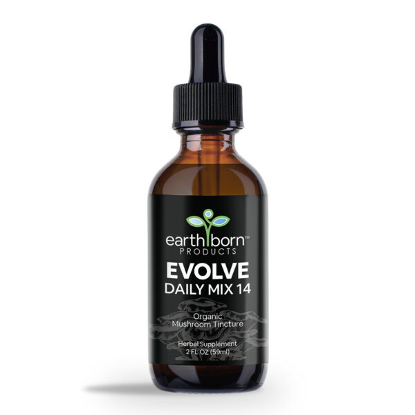 14 mushroom blend evolve organic mushroom tincture by Earthborn Products