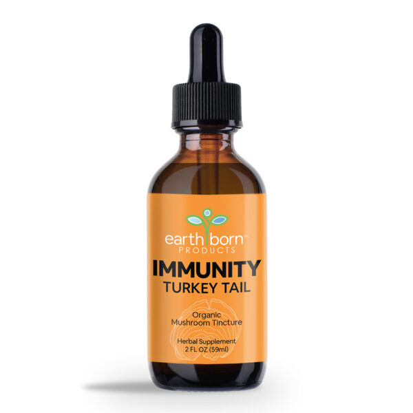 turkey tail mushroom immunity tincture 2 oz earthborn products